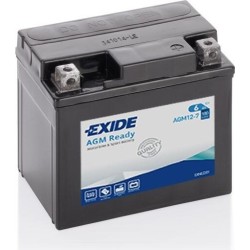 Bateria de mota Exide AGM12-7 12V 6Ah 100A AGM - 1